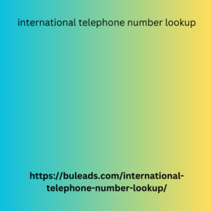 international telephone number lookup